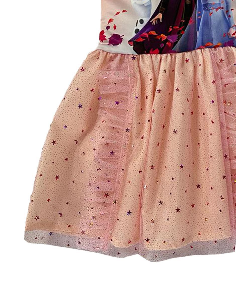 Vestido manga volantes para niña 3