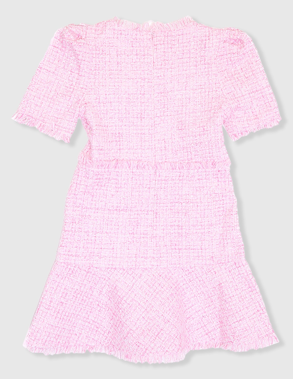 Vestido manga regular para niña 2