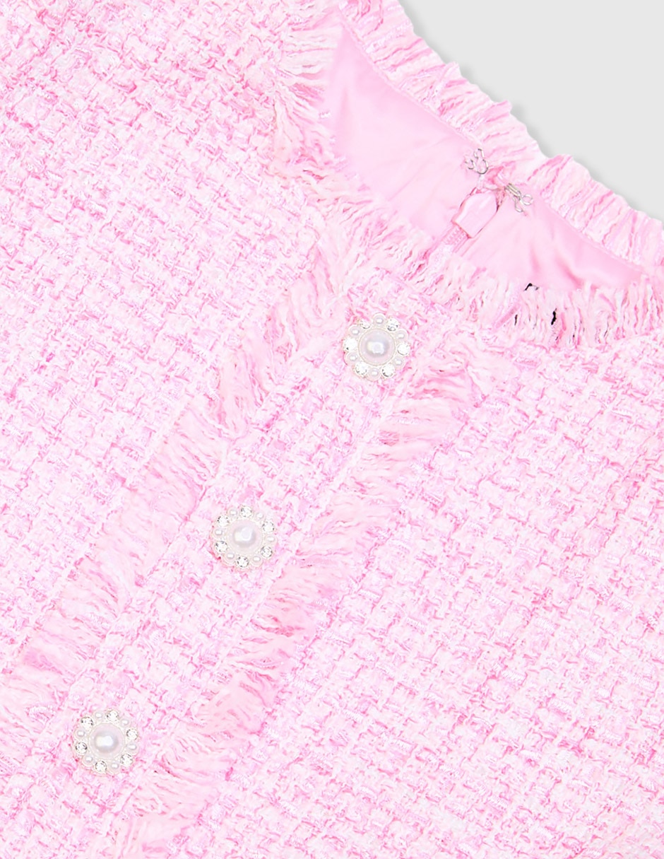 Vestido manga regular para niña 3