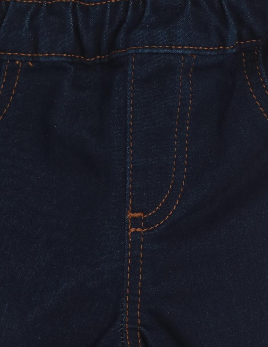 Jeans slim lavado obscuro para niña 3