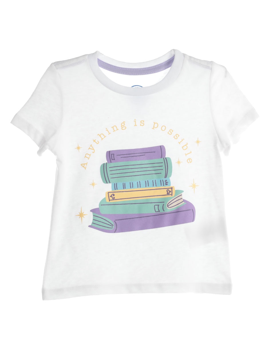 Playera manga corta para niña Playera manga corta para niña