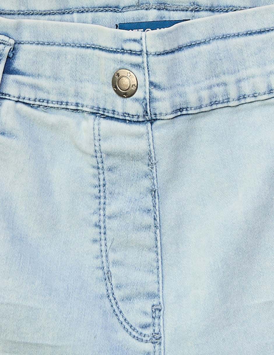 Jeans skinny lavado claro para niña 3