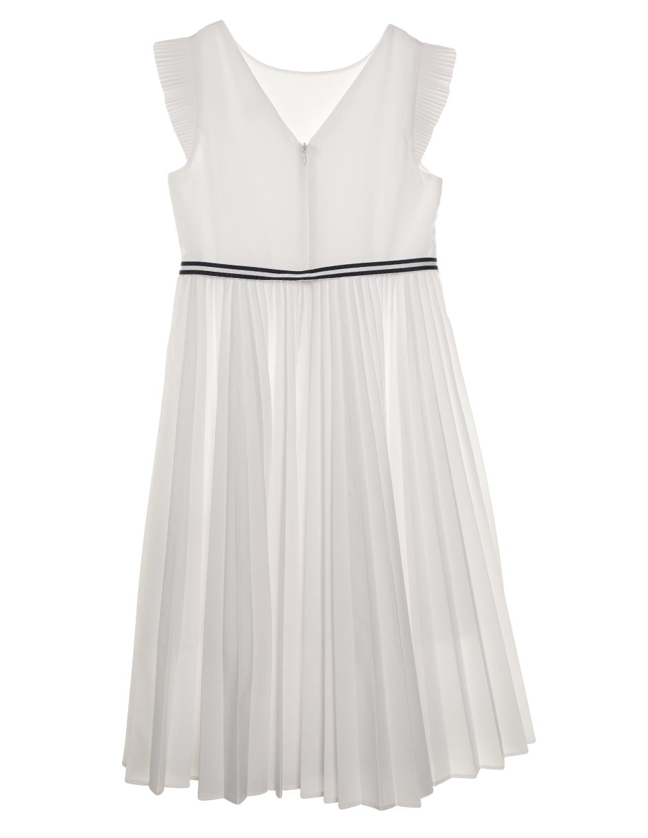 Vestido manga volantes para niña 2