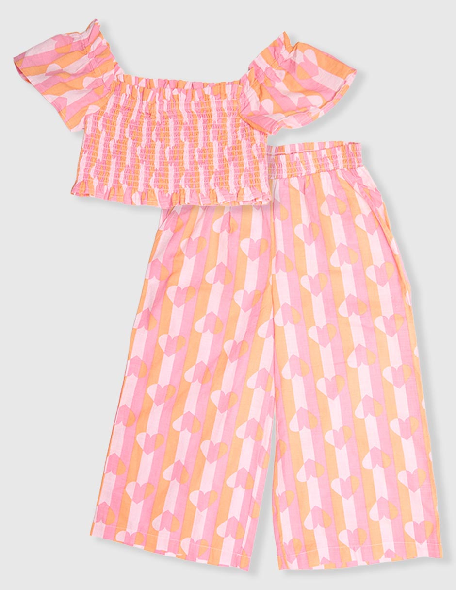 Conjunto de algodón para niña Conjunto de algodón para niña
