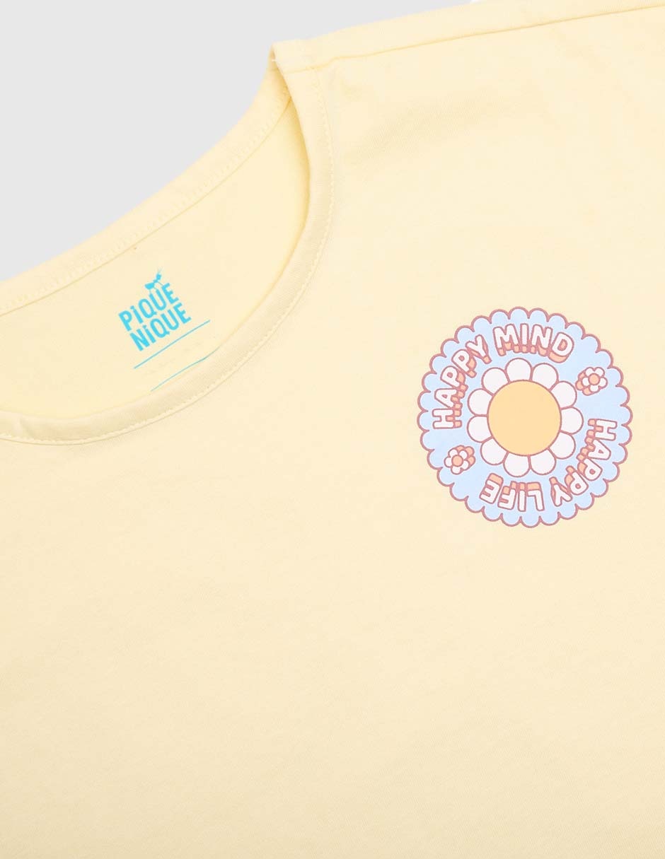 Playera manga corta para niña 4