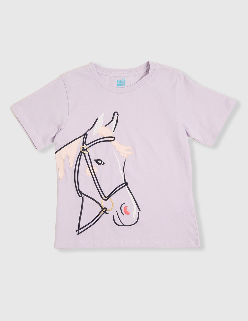Playera manga corta para niña 1