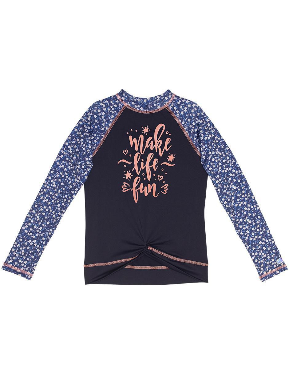 Wetshirt estampado para niña