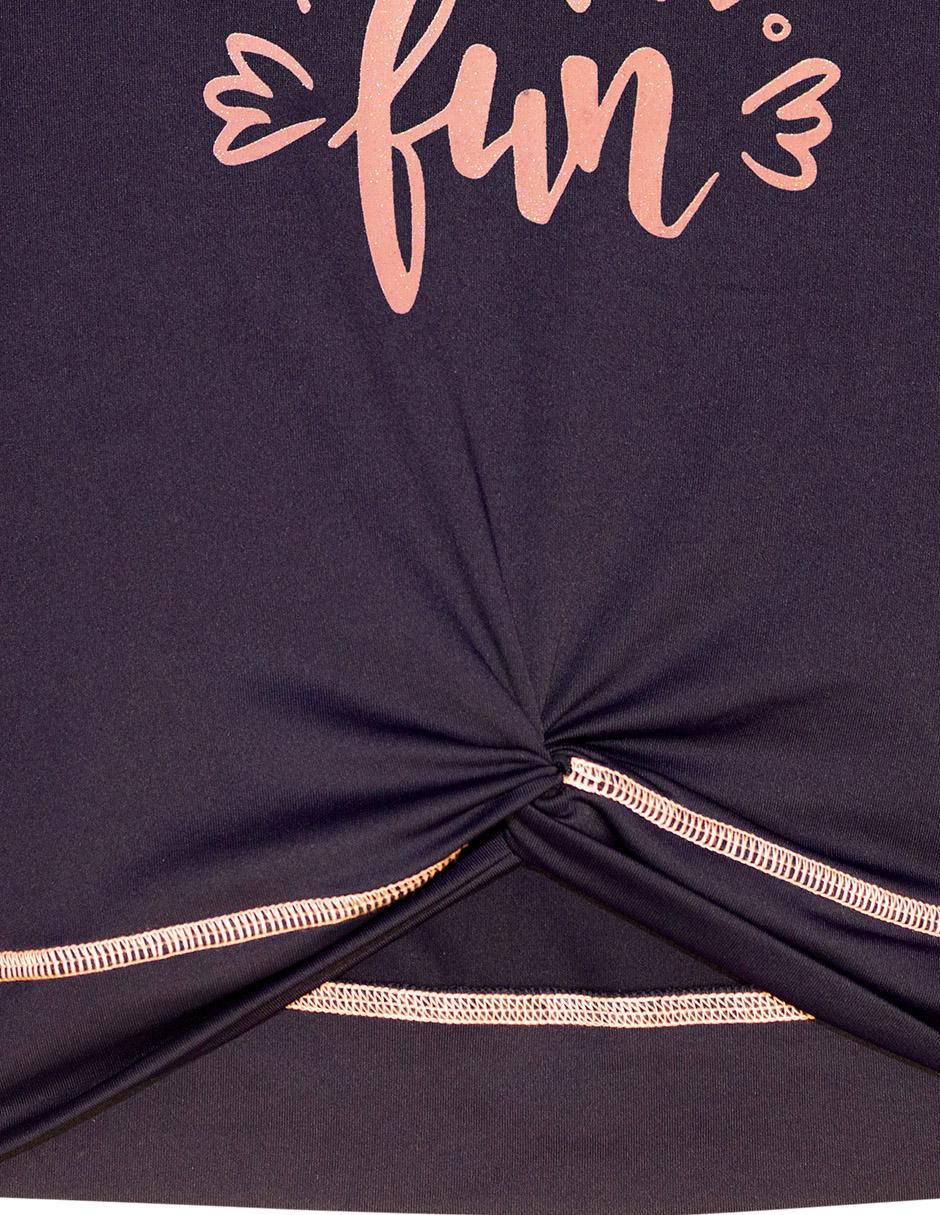 Wetshirt estampado para niña 4