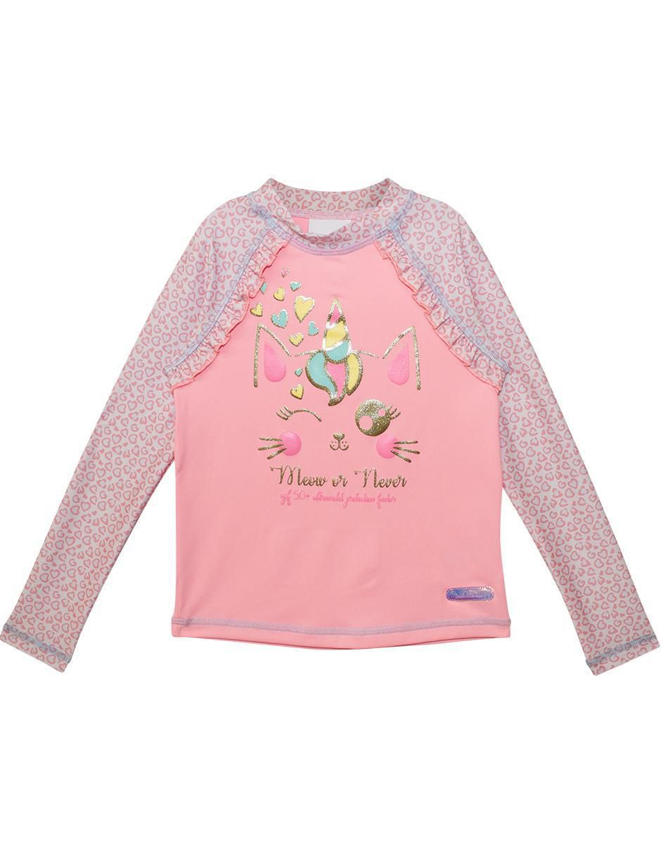 Wetshirt estampado para niña
