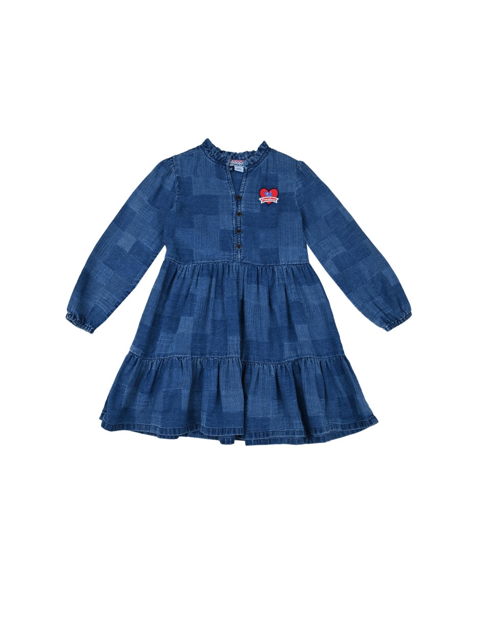 Vestido Hido manga regular para niña 1