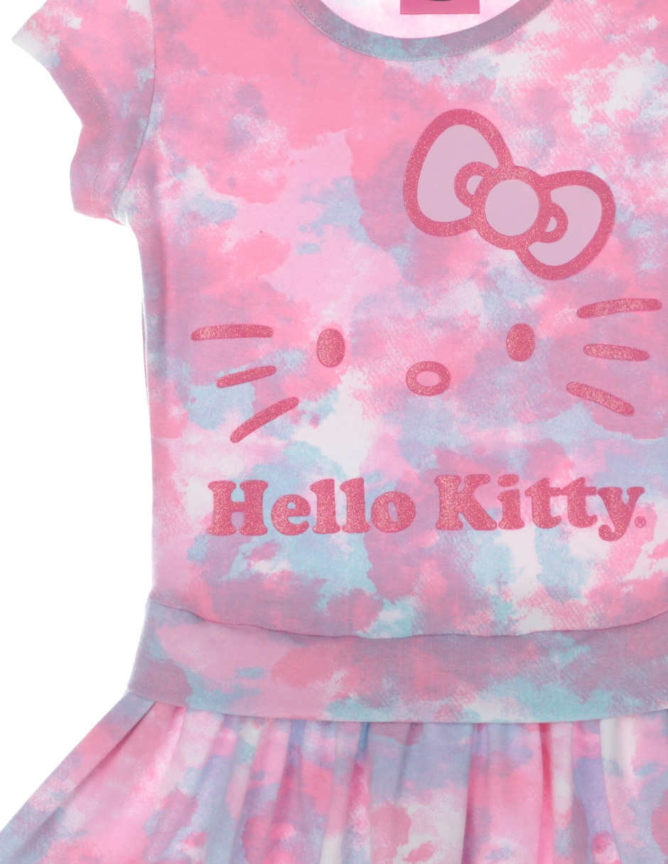 Vestido manga regular para niña 3