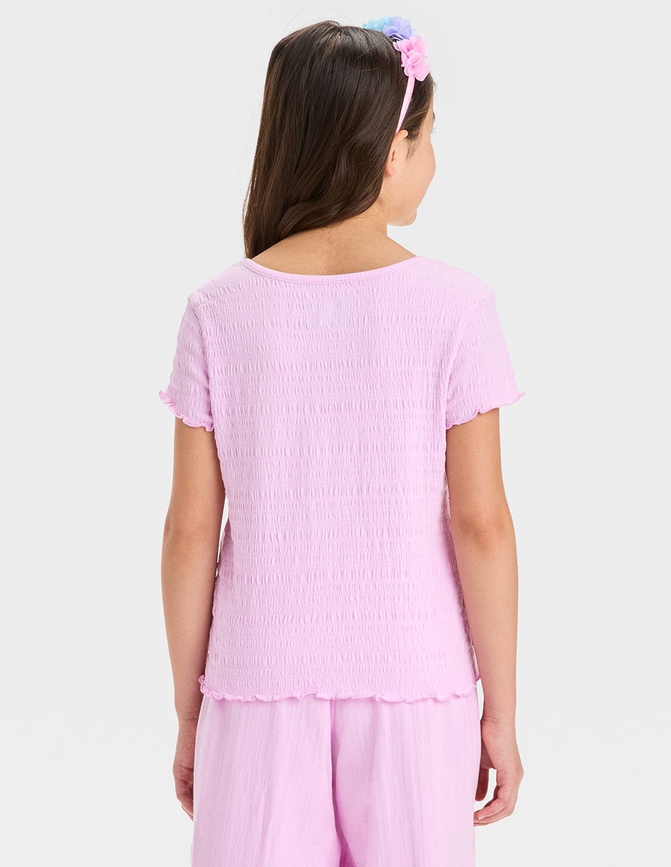 Playera manga corta para niña 2