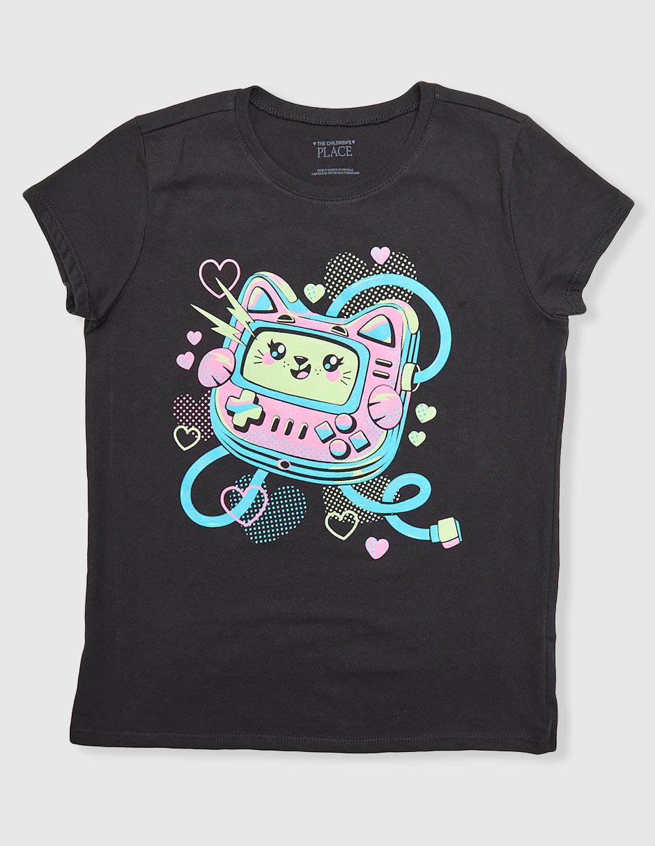 Playera The Childrens Place manga corta para preescolar niña 1