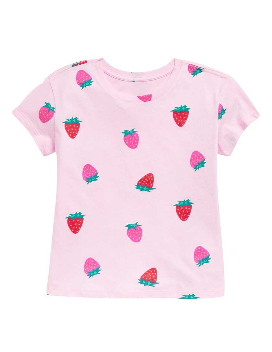 Playera manga corta para niña Playera manga corta para niña