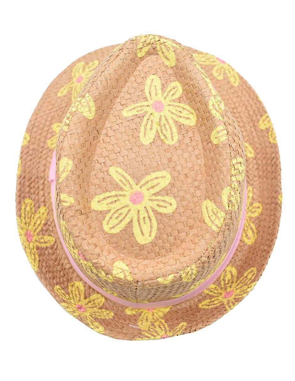 Fedora estampado floral