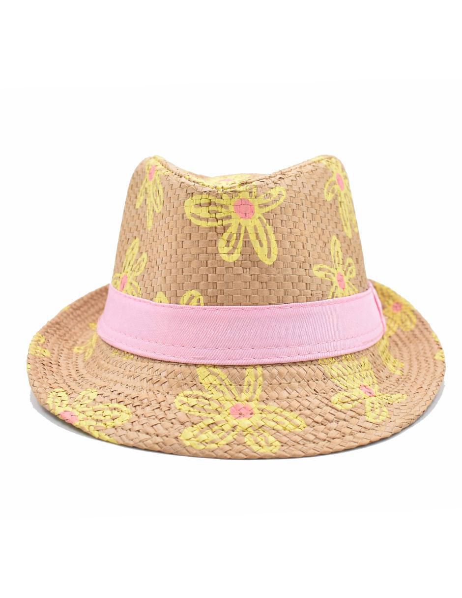 Fedora estampado floral 2