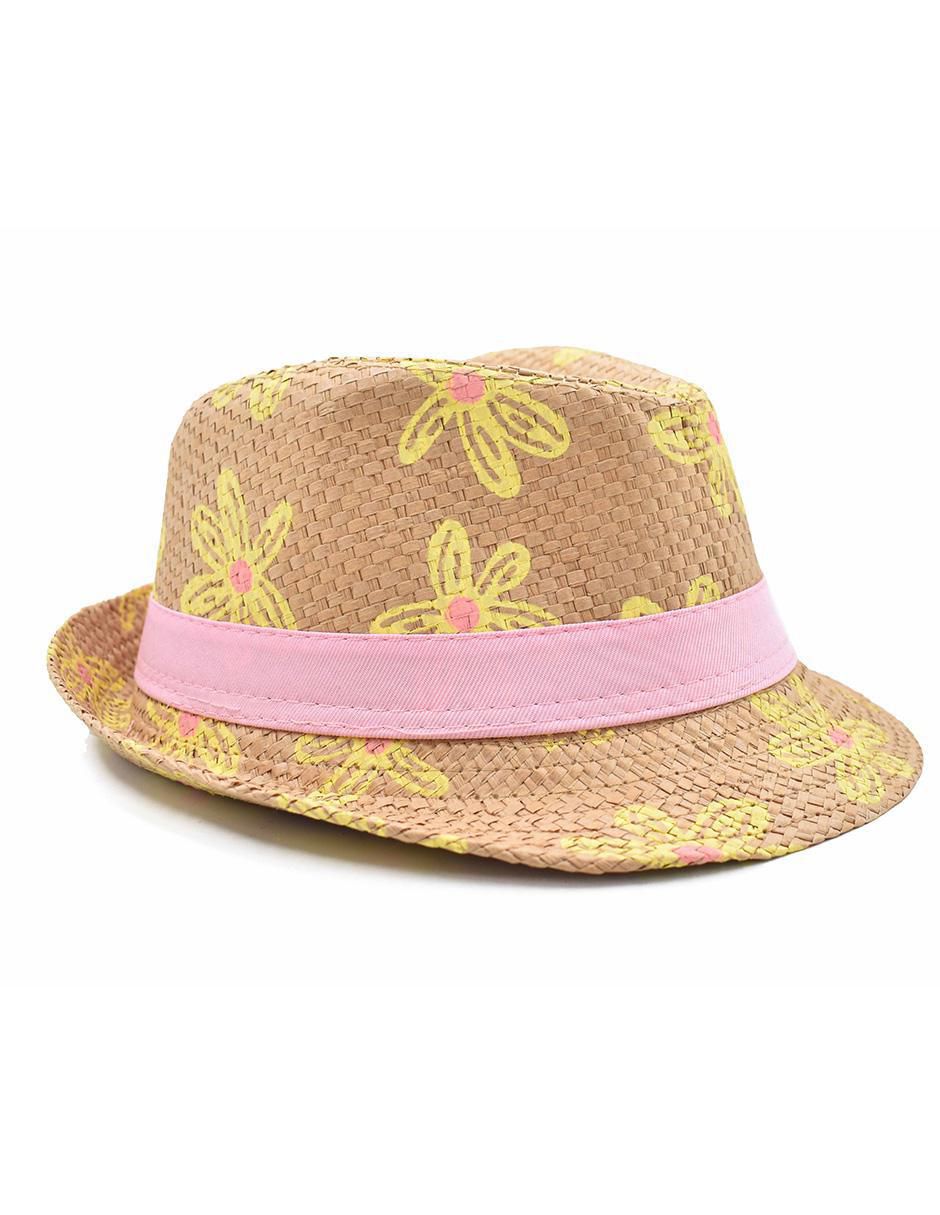 Fedora estampado floral 3