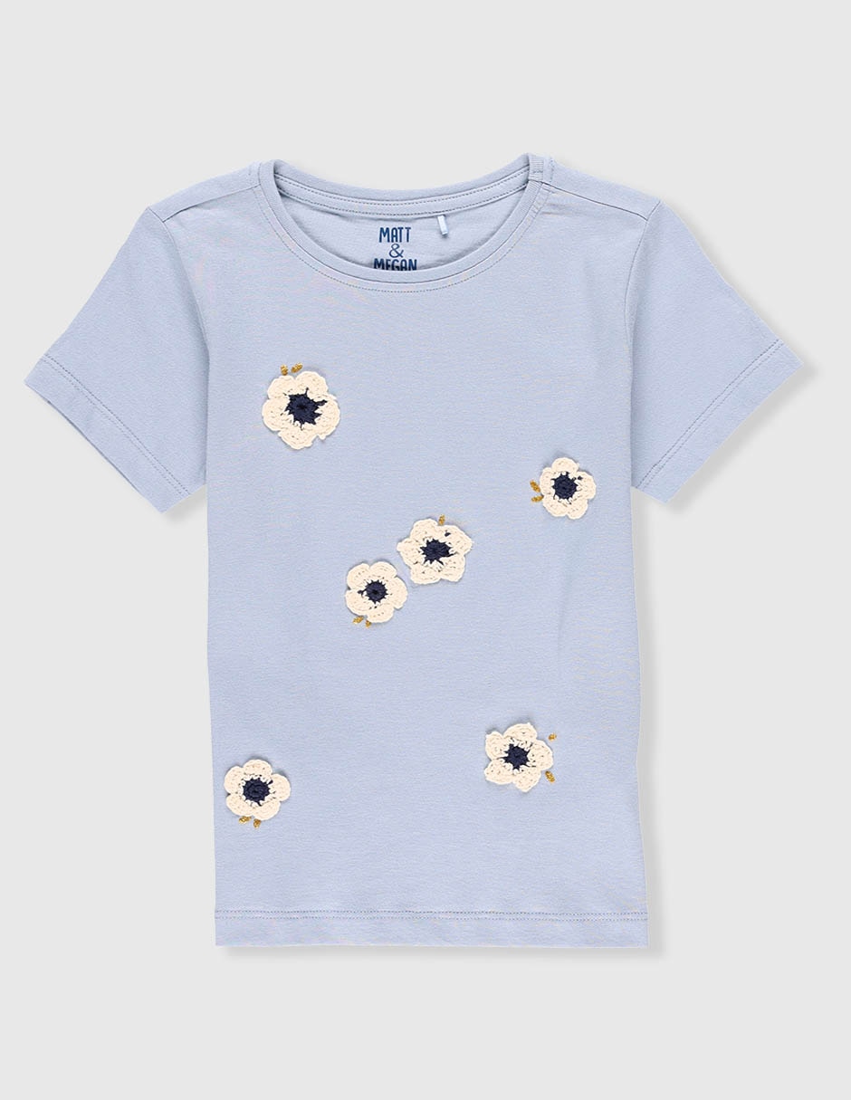 Playera John Nada manga corta para niña