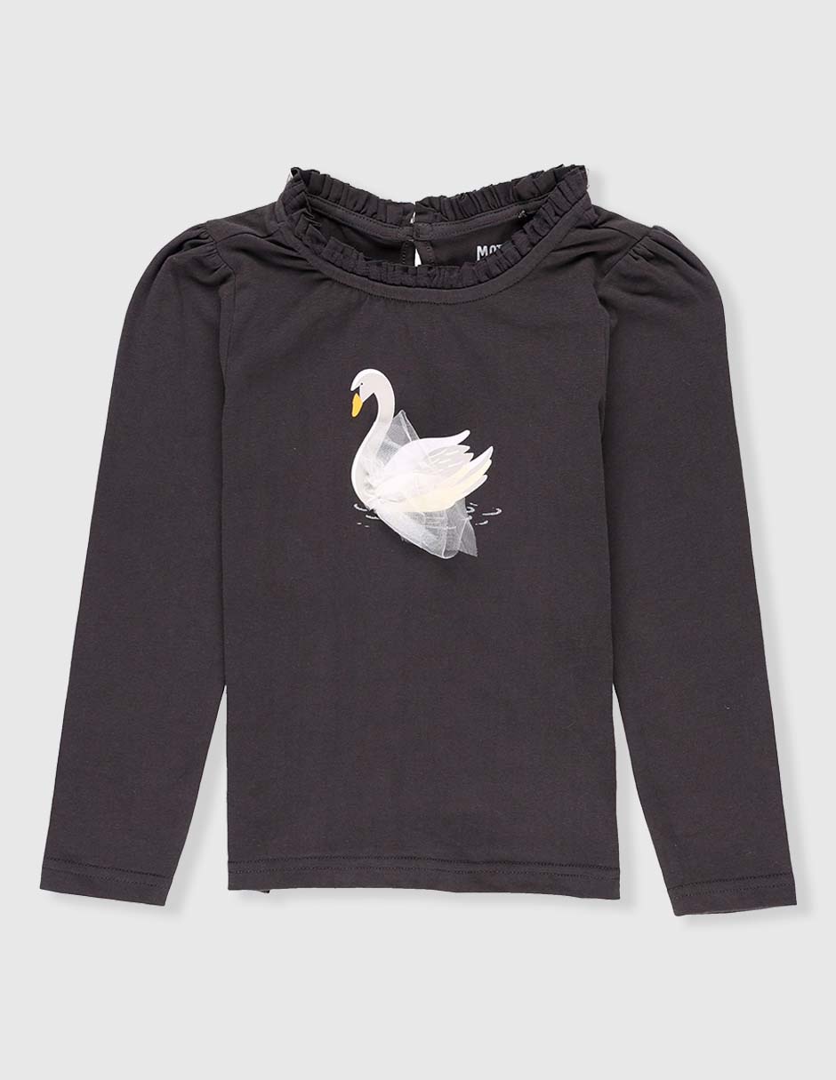 Playera manga larga para niña