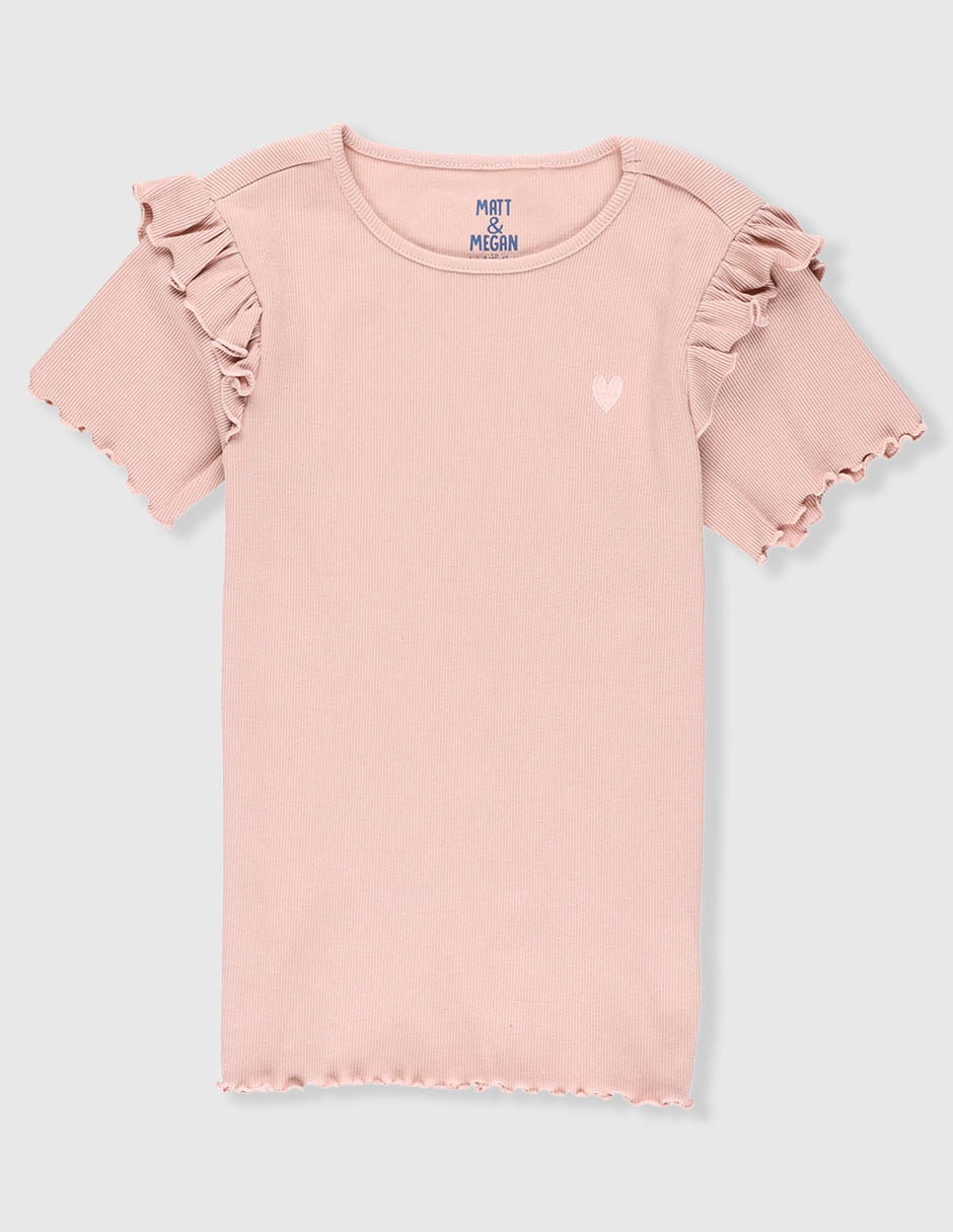 Playera Matt & manga corta para niña Playera Matt & manga corta para niña