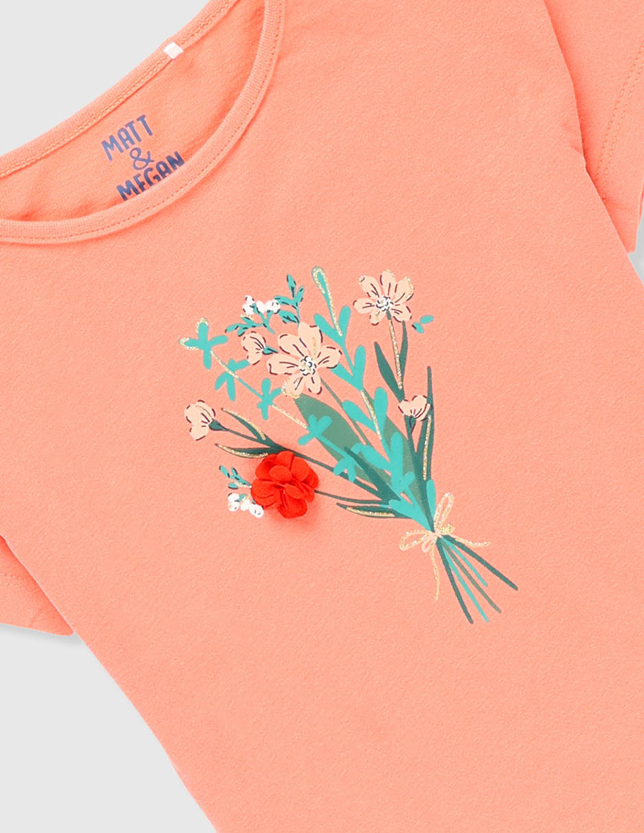 PLAYERA MATT & MEGAN 75077, 10, SALMÓN