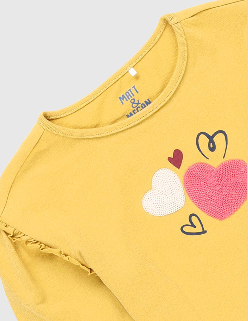 PLAYERA MATT & MEGAN 750, 10, AMARILLO