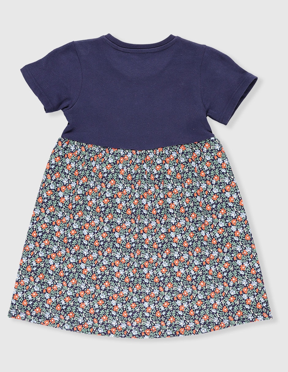 Vestido manga regular para niña 2
