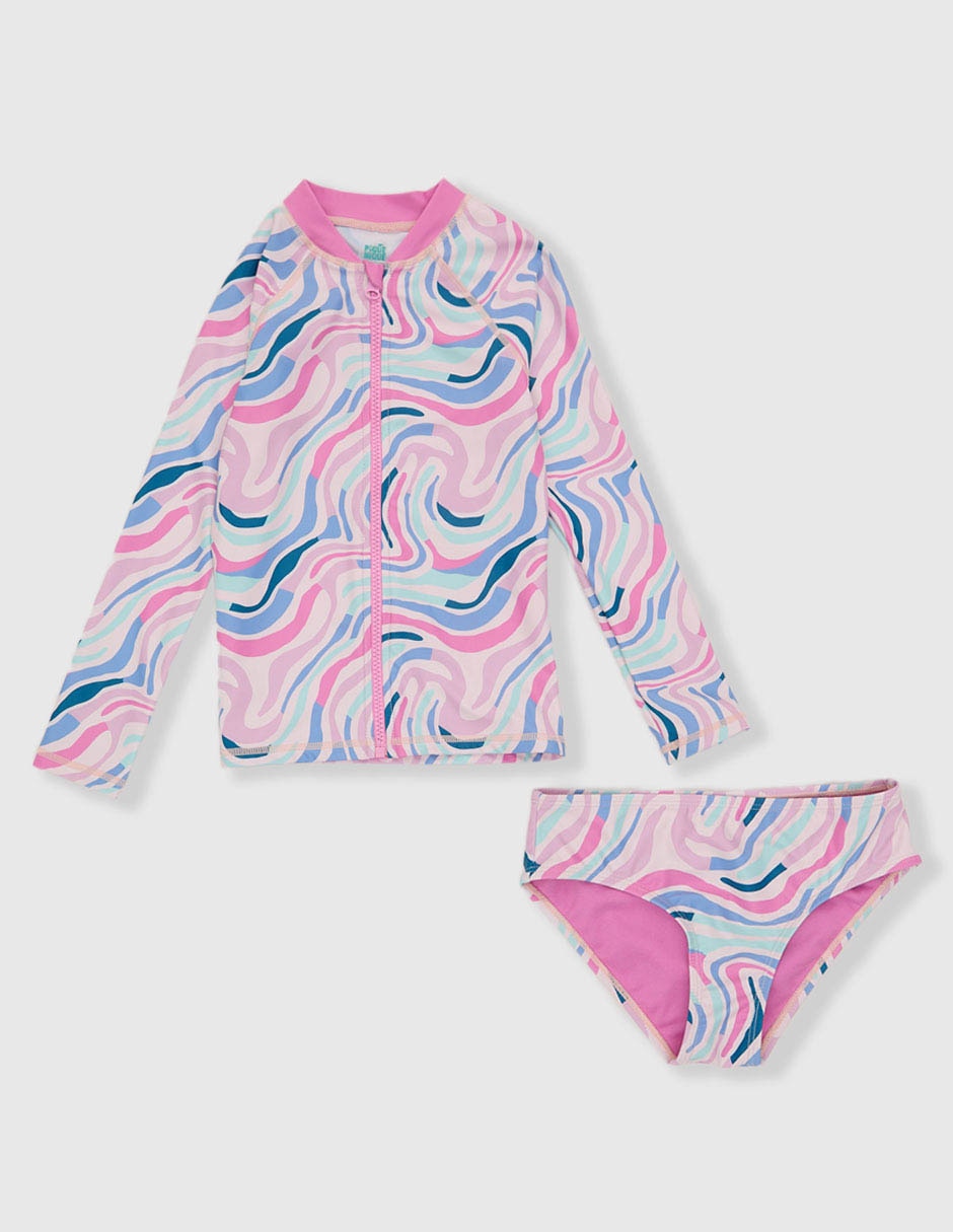 Traje de baño completo para niña Traje de baño completo para niña