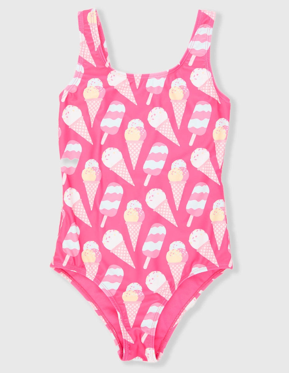 Traje de baño completo para niña