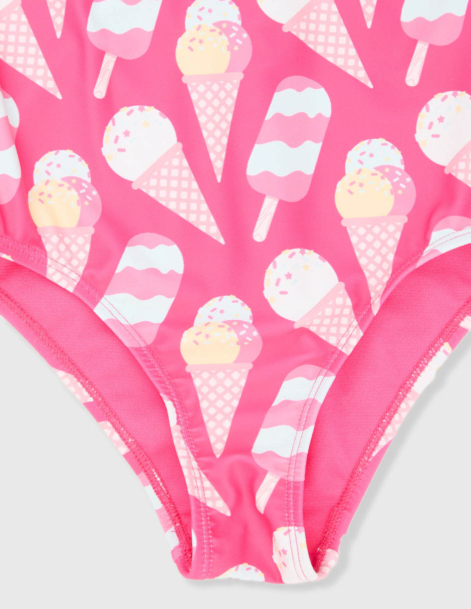 Traje de baño completo para niña 4