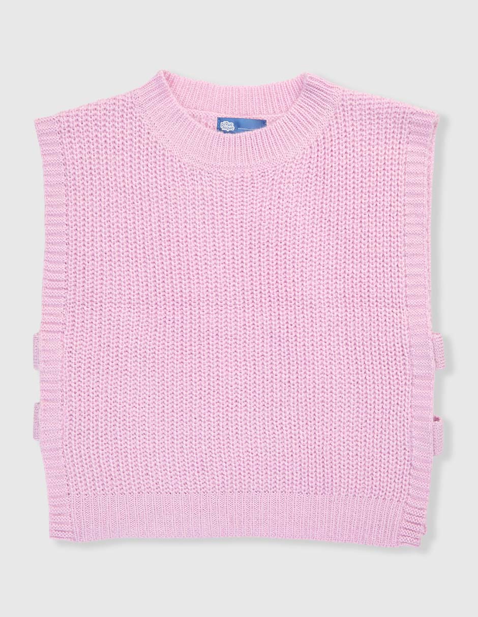 Chaleco tejido para niña Chaleco tejido para niña