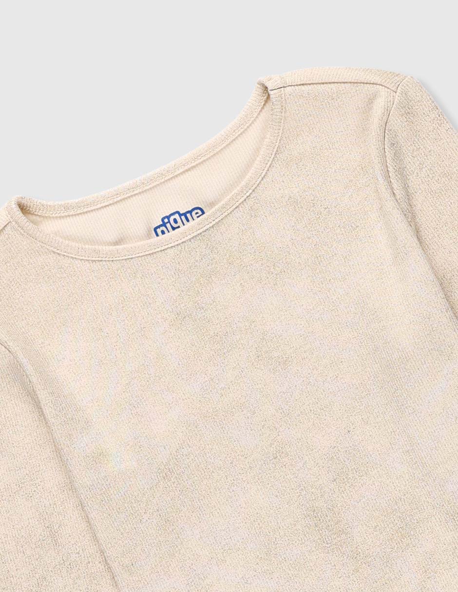 Playera manga larga para niña 3