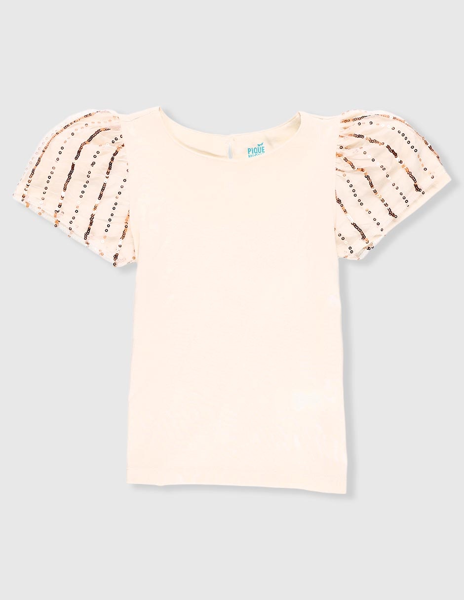Blusa regular para niña