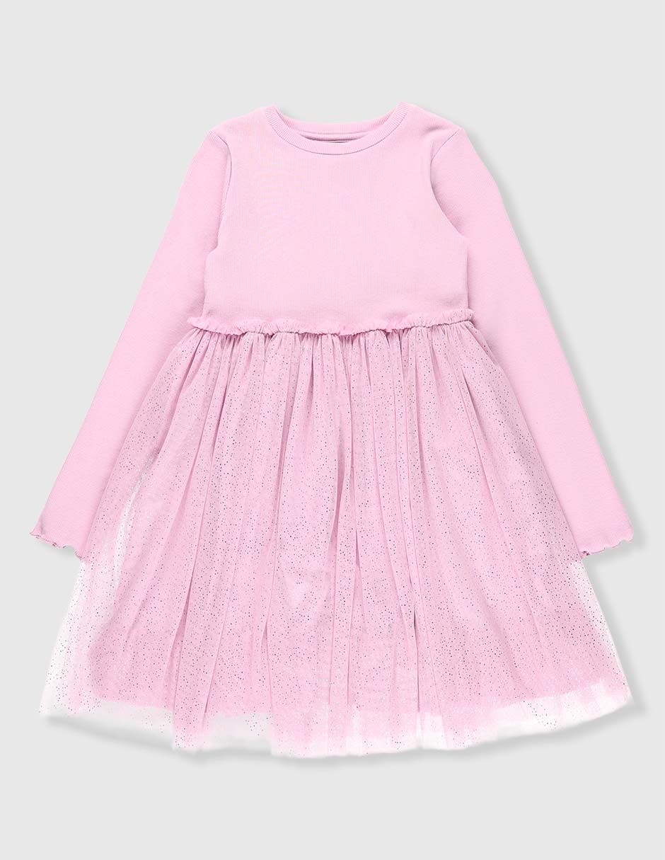 Vestido manga regular para niña Vestido manga regular para niña