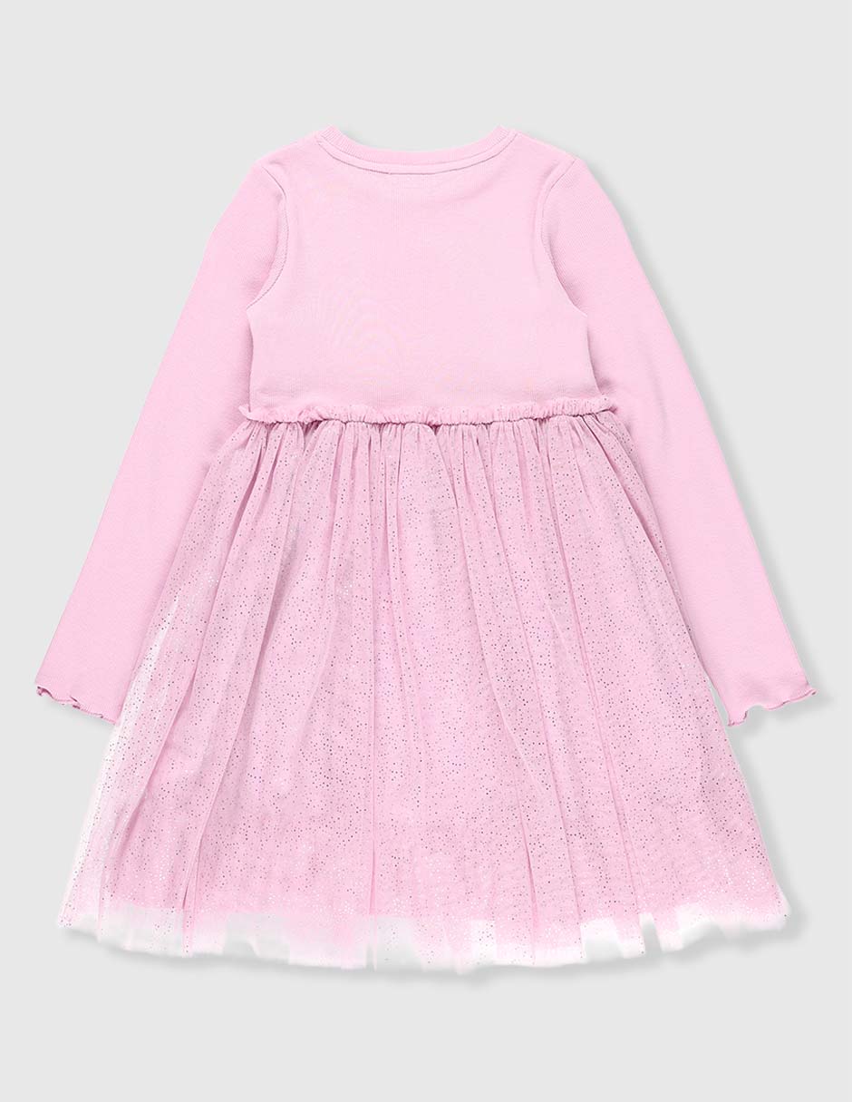 Vestido manga regular para niña 2