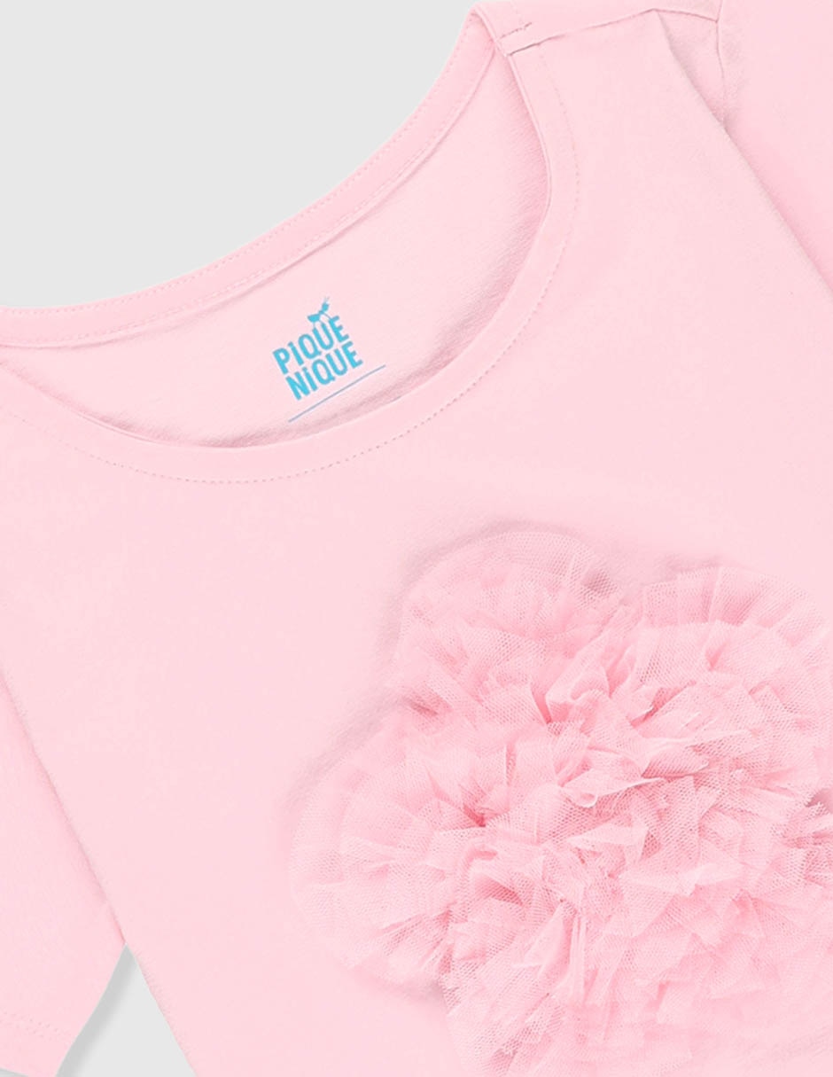 Playera manga corta para niña 3