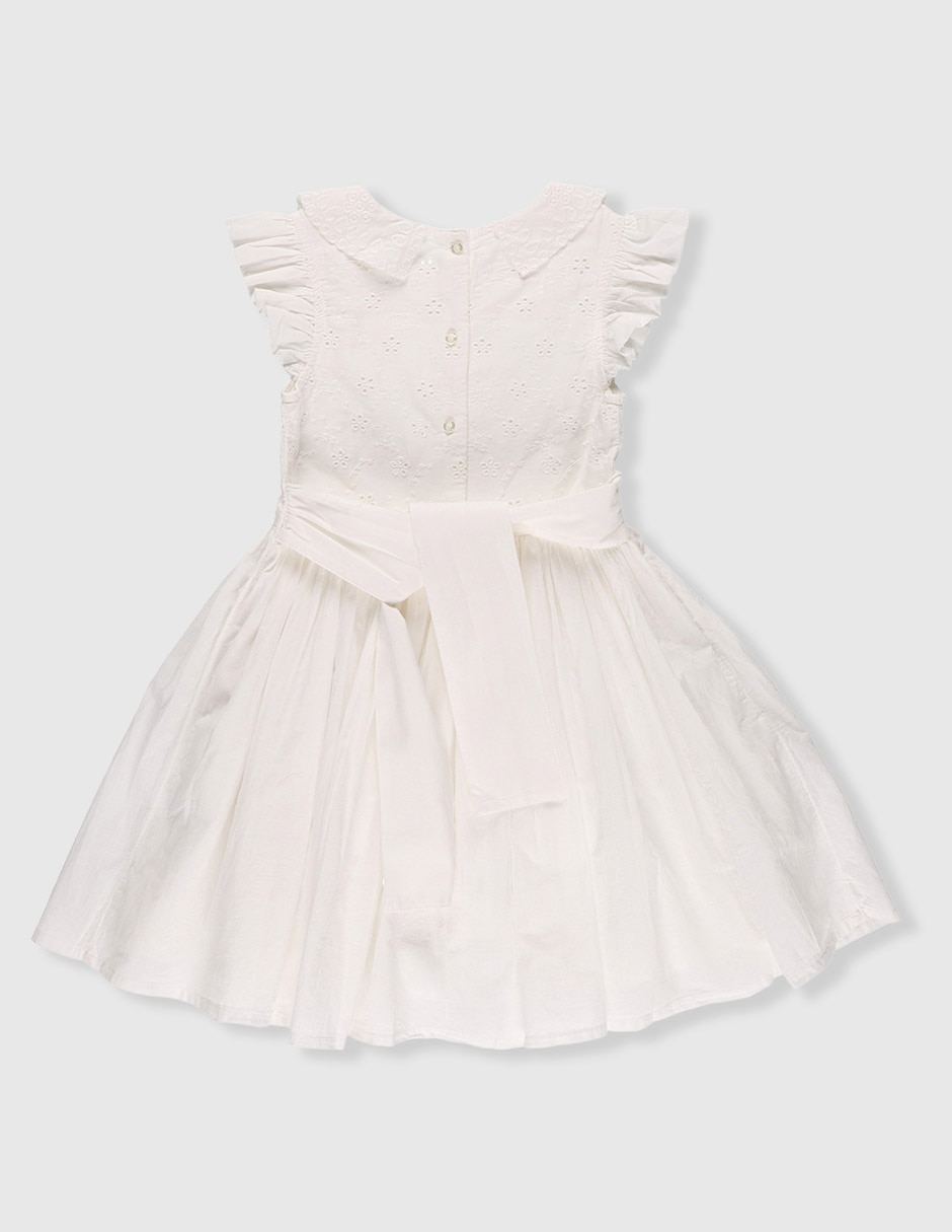 Vestido manga cap para niña 2