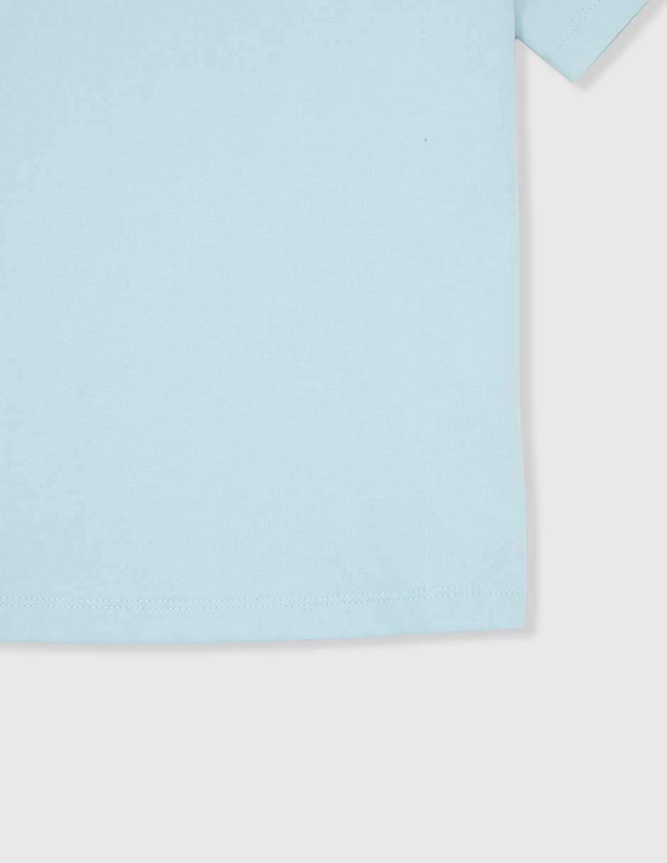 PLAYERA 365 ESSENTIAL E, 8, AZUL CLARO