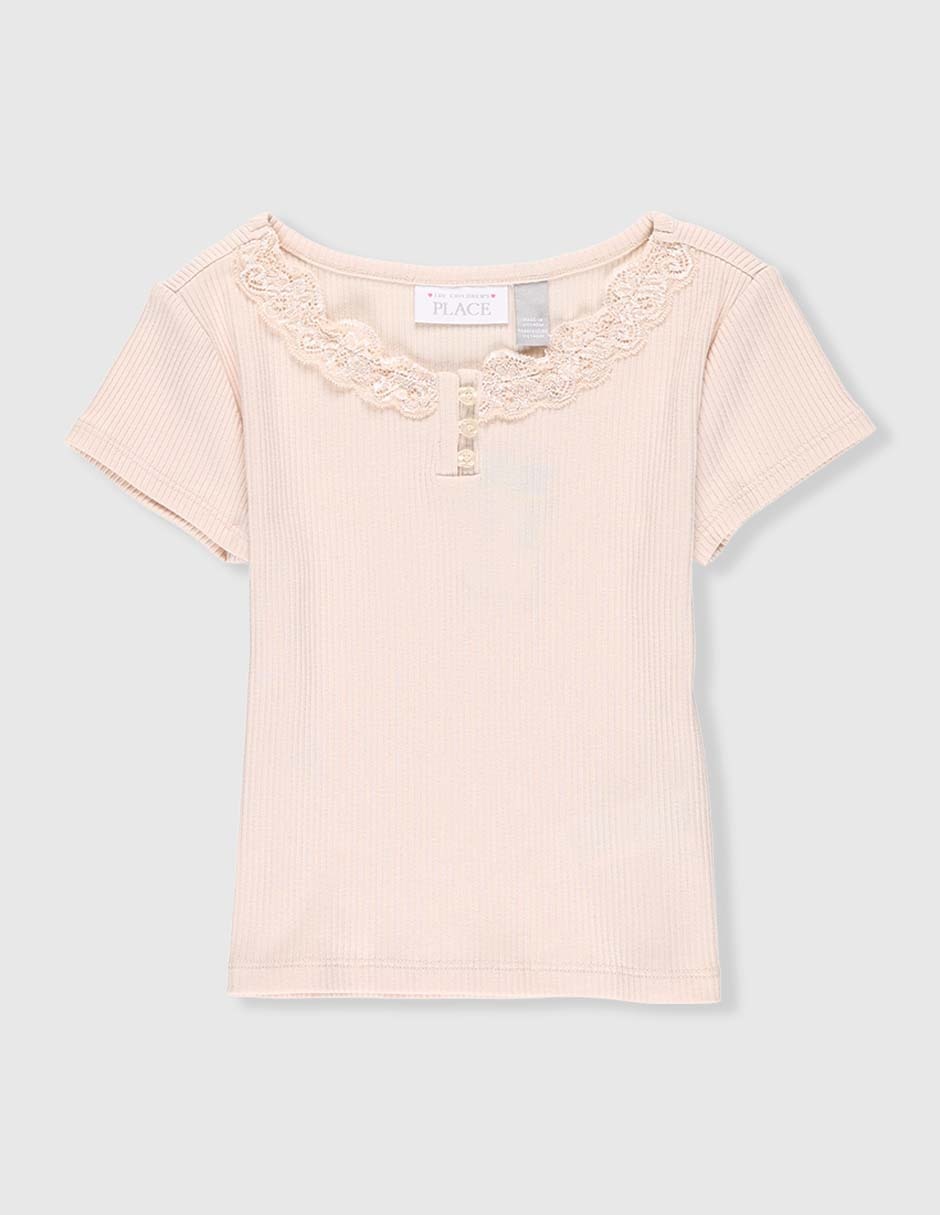 Playera The Childrens Place manga corta para niña