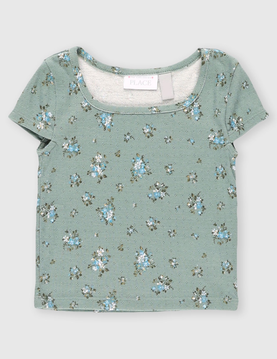 Playera The Childrens Place manga corta para niña