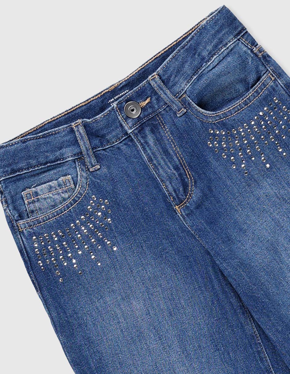 Jeans straight para niña 3