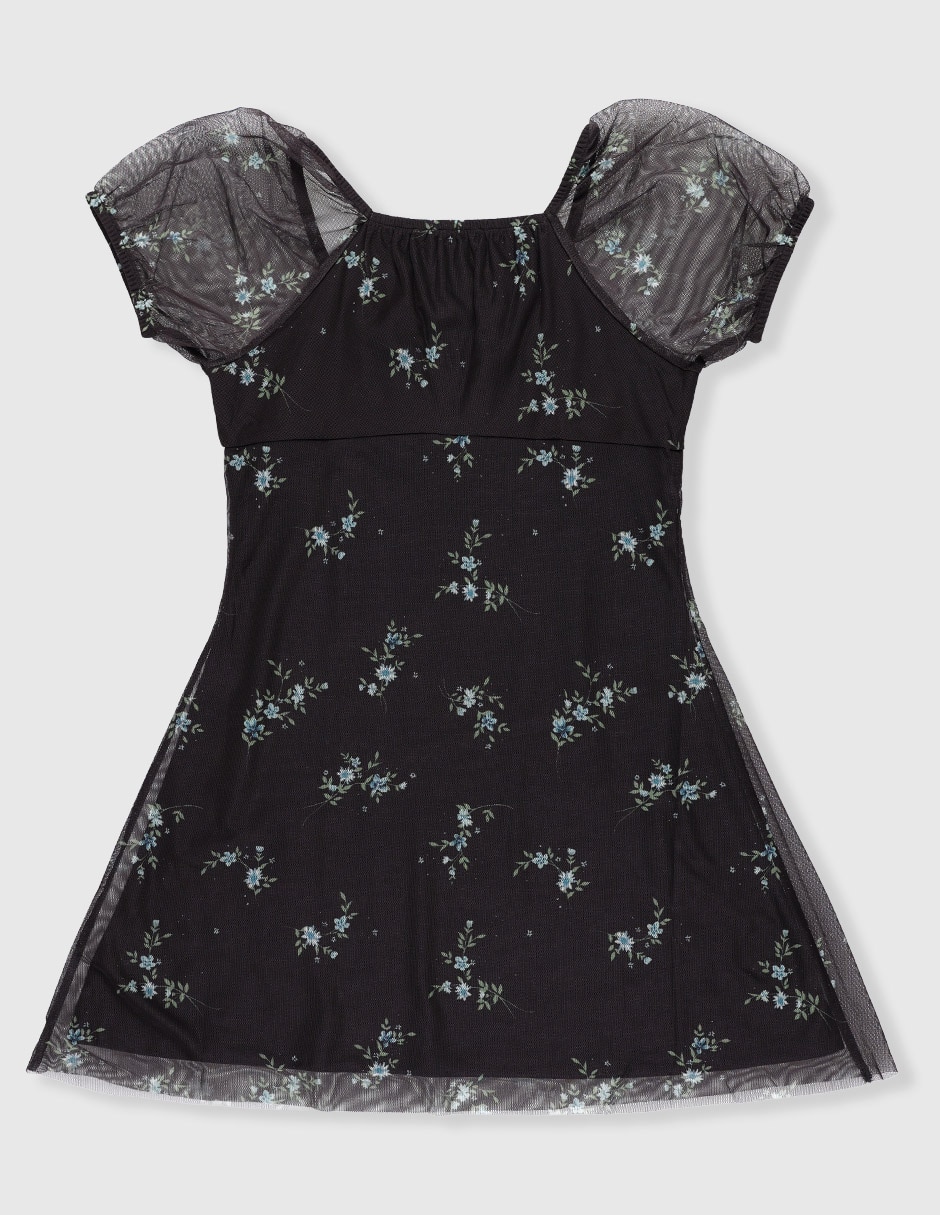 Vestido manga regular para niña 2