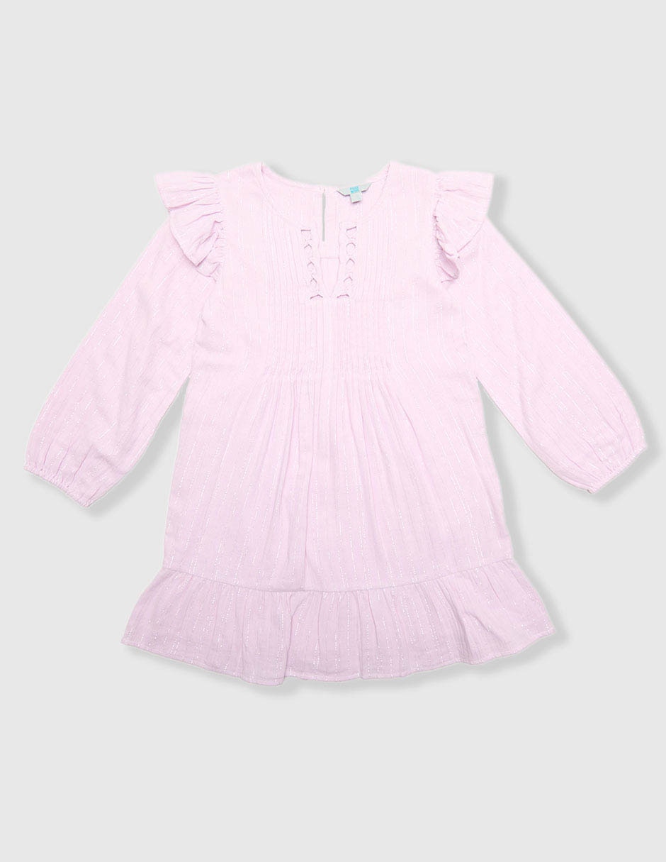 Vestido manga regular para niña Vestido manga regular para niña