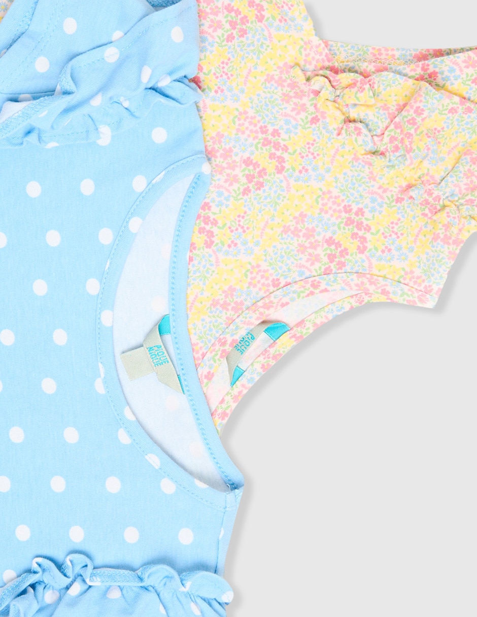 Vestido manga cap para niña 3