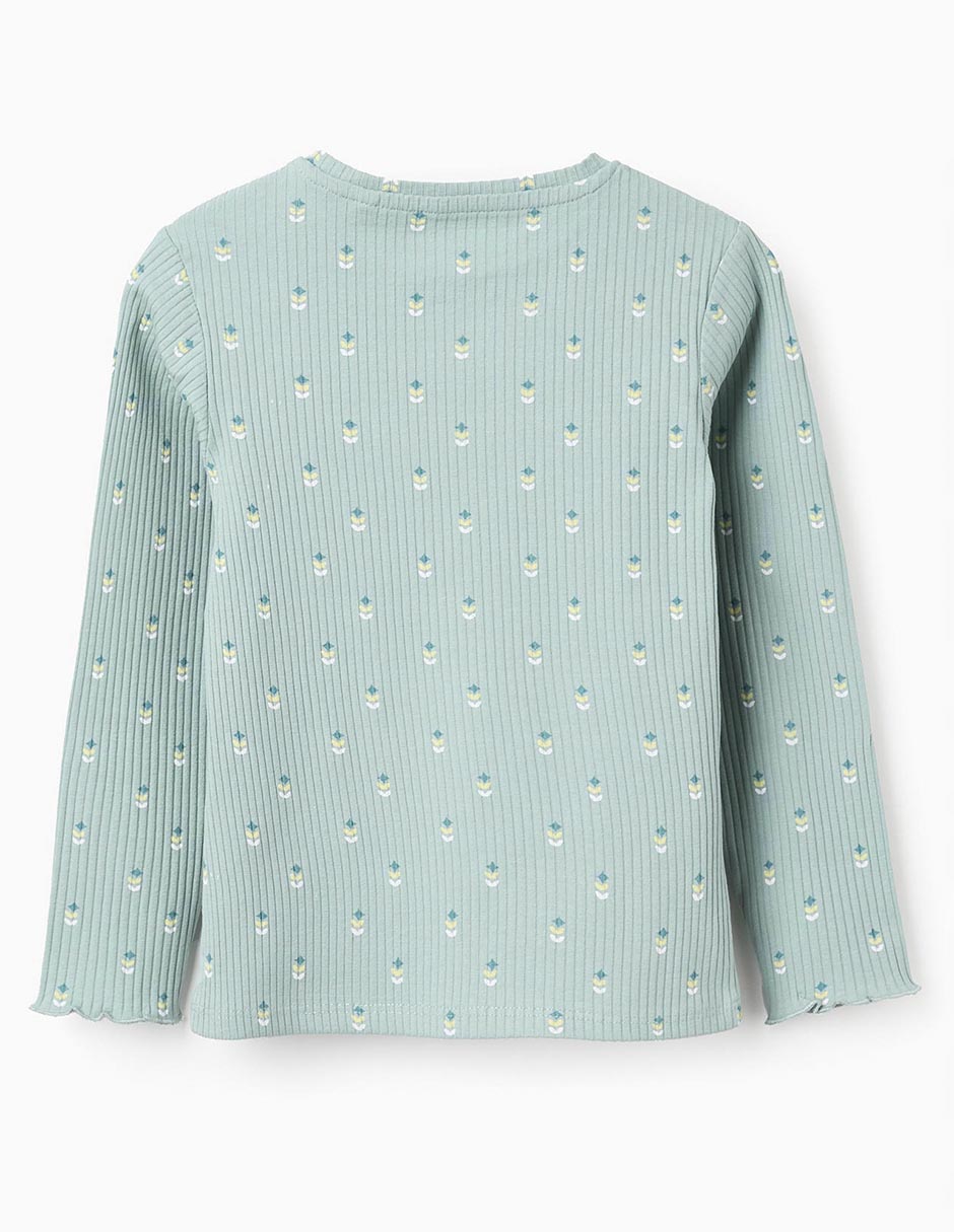 Playera manga larga para niña 2