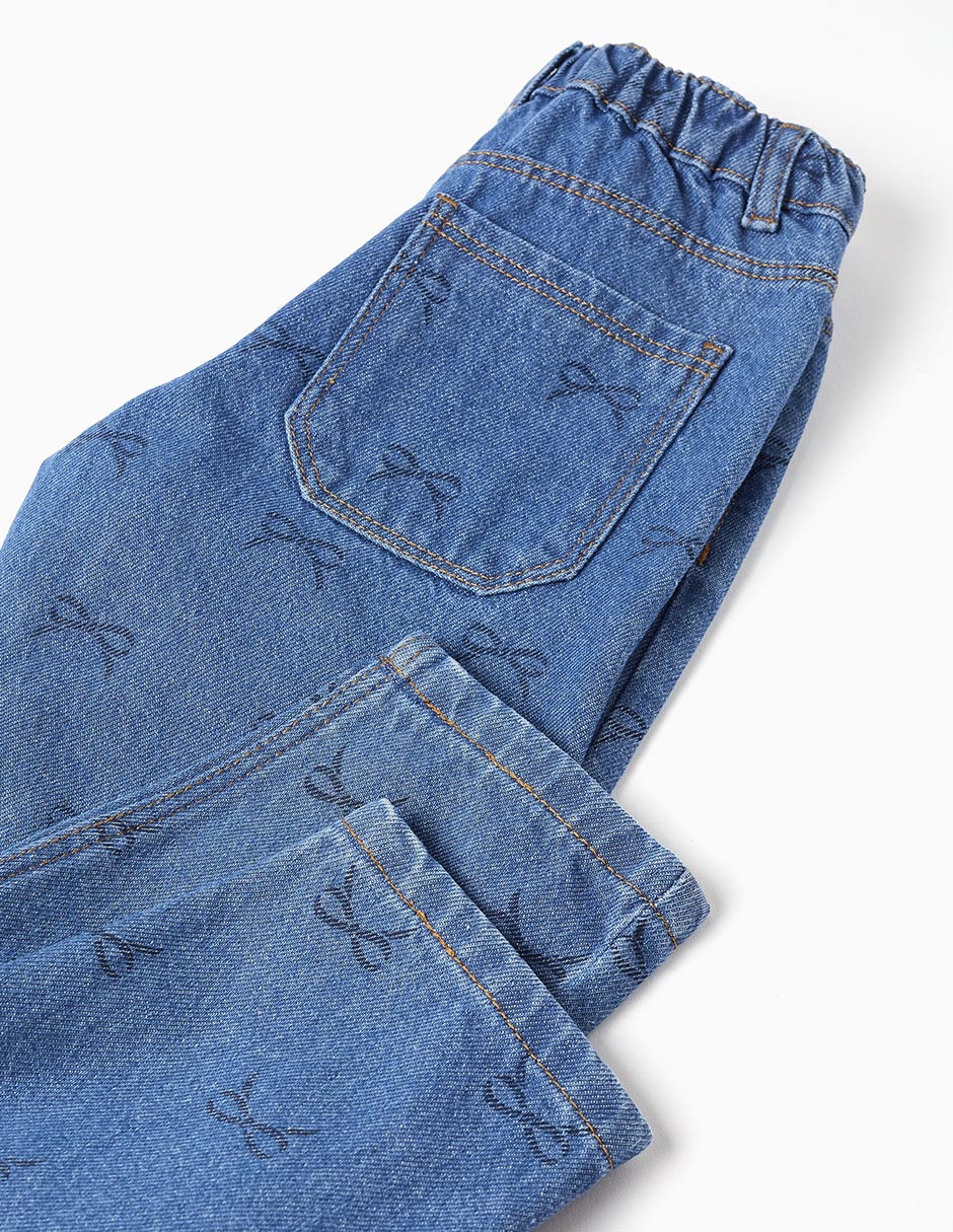 Jeans straight Zippy lavado claro para niña 4