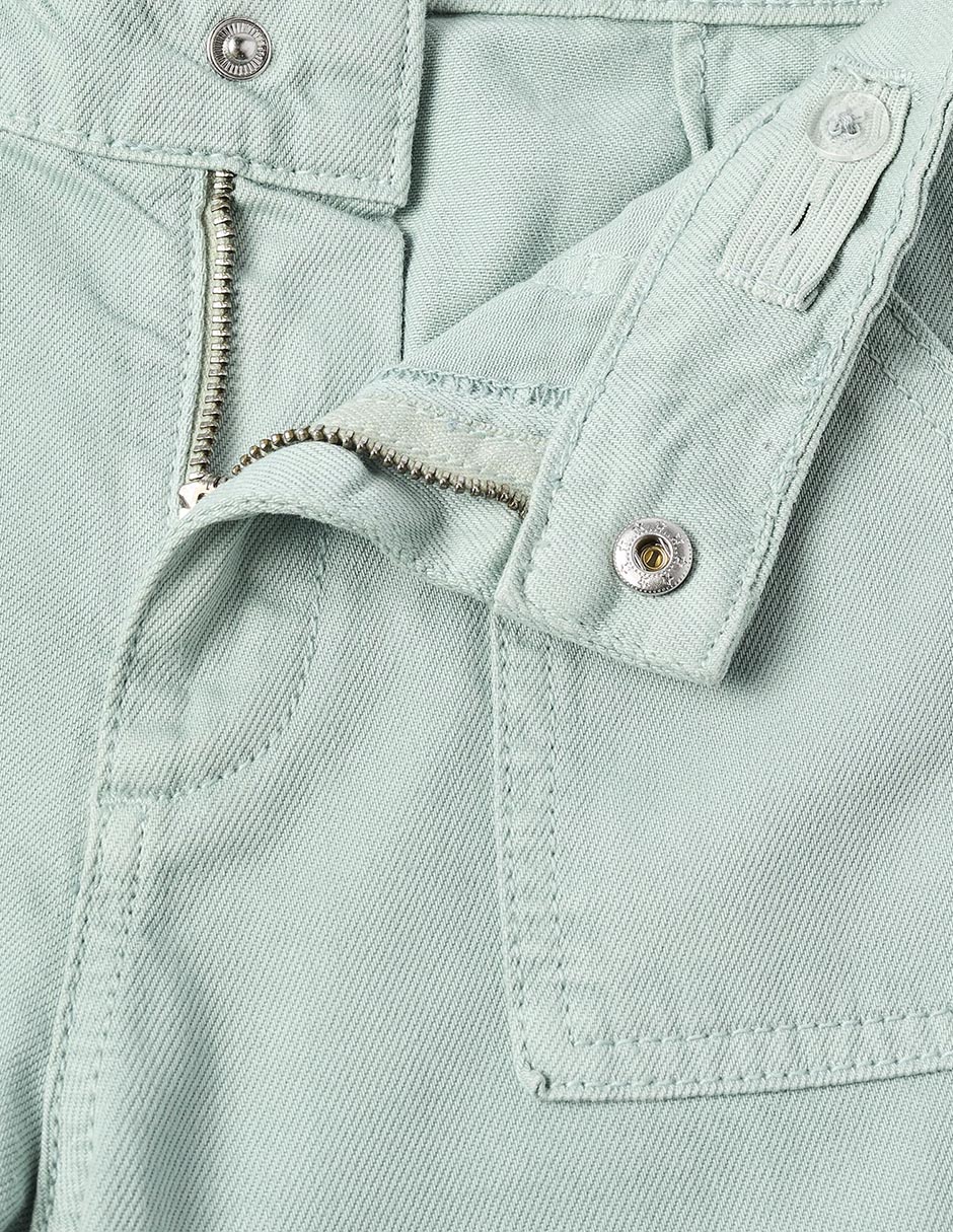 Jeans amplio lavado claro para niña 3