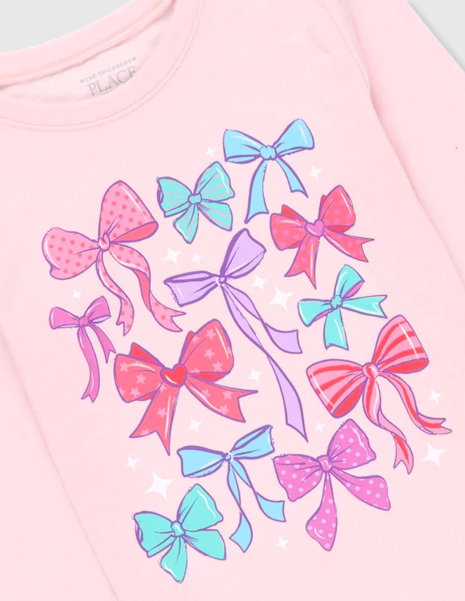 Playera The Children´s Place manga larga para niña 3