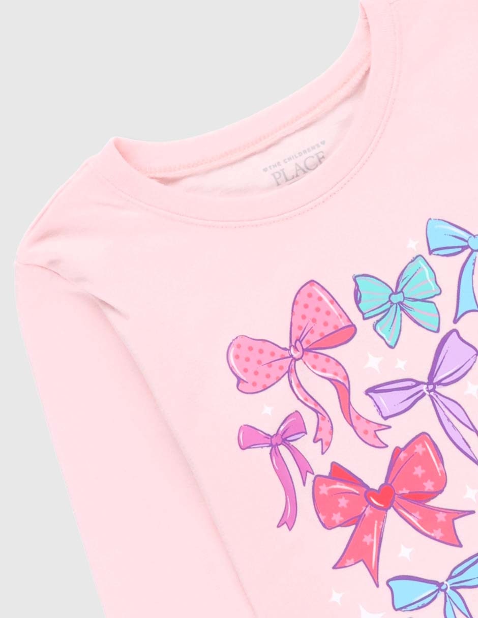 Playera The Children´s Place manga larga para niña 4