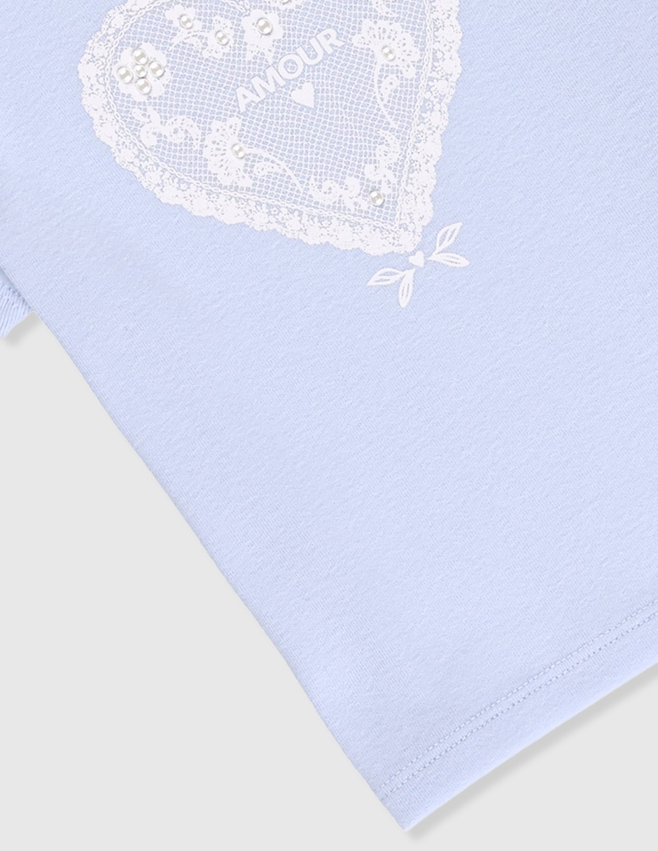 Playera manga corta para niña 4